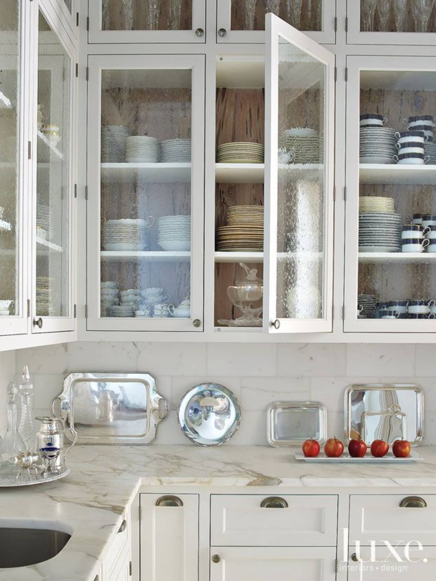 A Gallery of Glass Kitchen Cabinet Doors That Are Gorgeous and Practical | Apartment Therapy