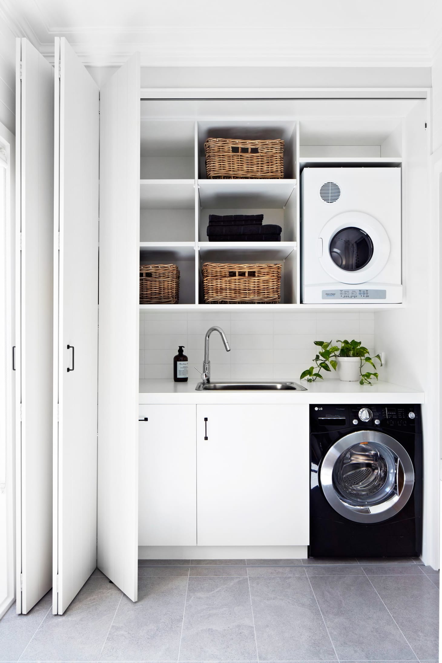 Small Laundry Room Remodeling and Storage Ideas | Apartment Therapy