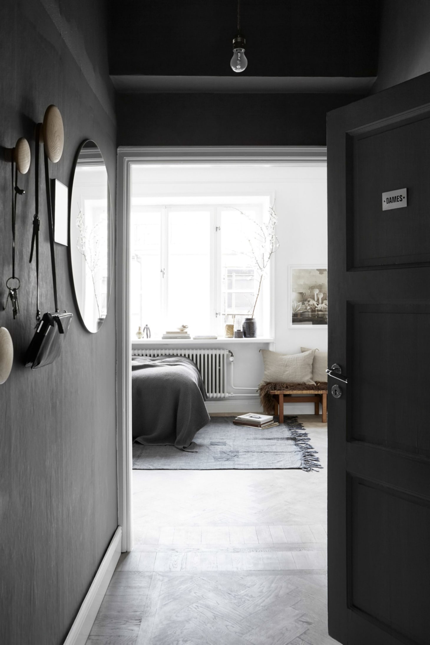 Dark Painted Foyers & Entryways | Apartment Therapy