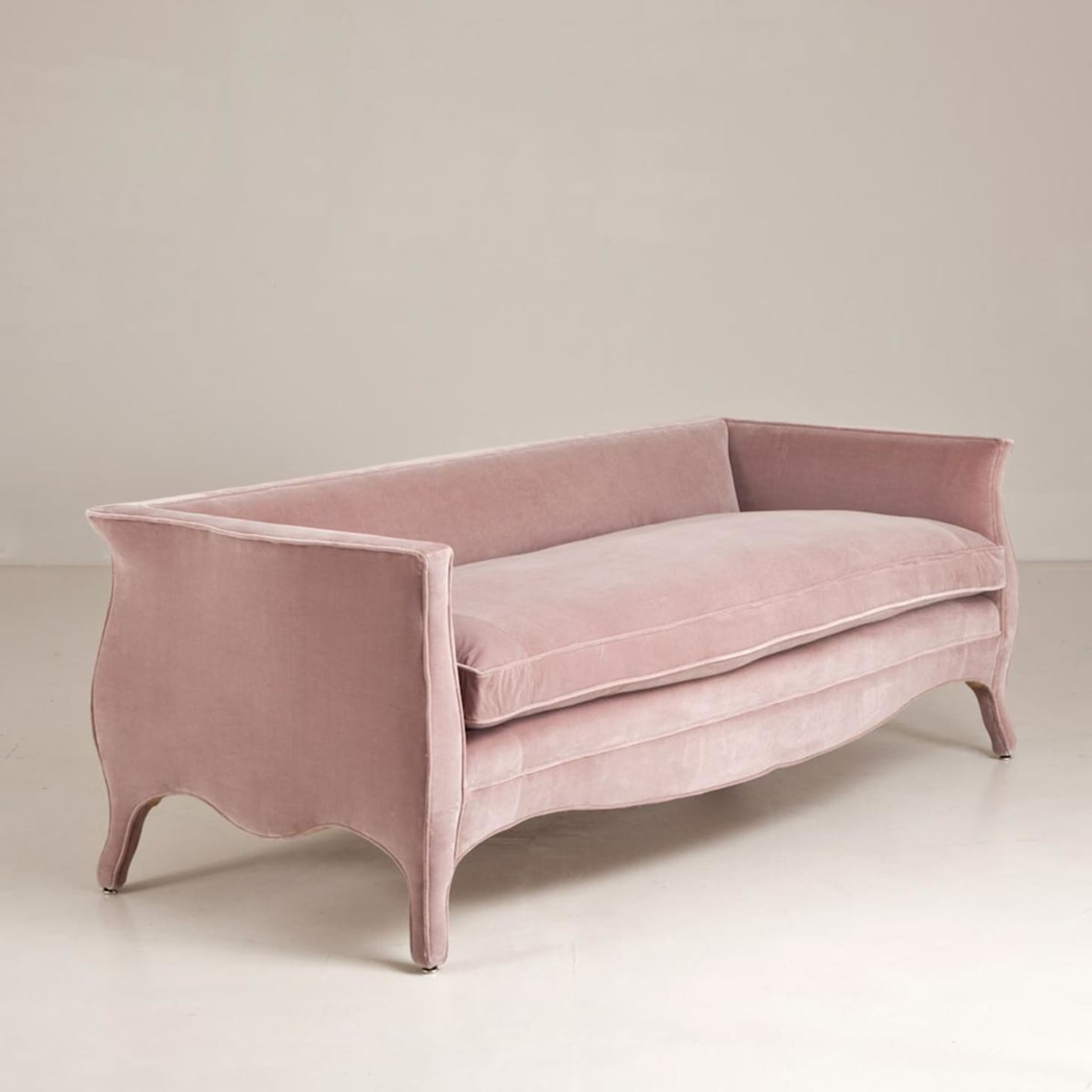 When Two Trends Collide: 9 Beautiful Pink Velvet Sofas | Apartment Therapy