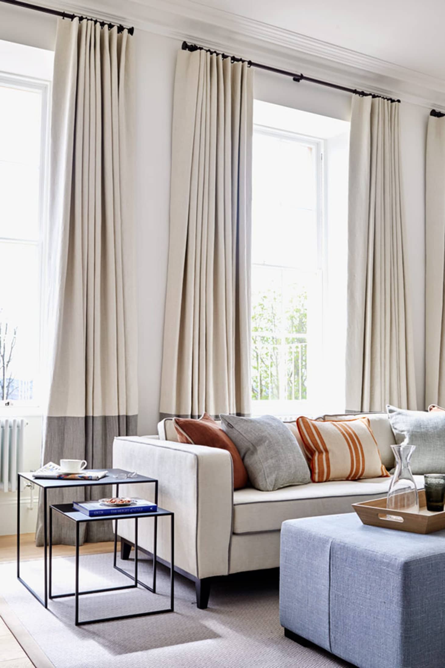 DIY Ideas for Upgrading Plain Curtains | Apartment Therapy