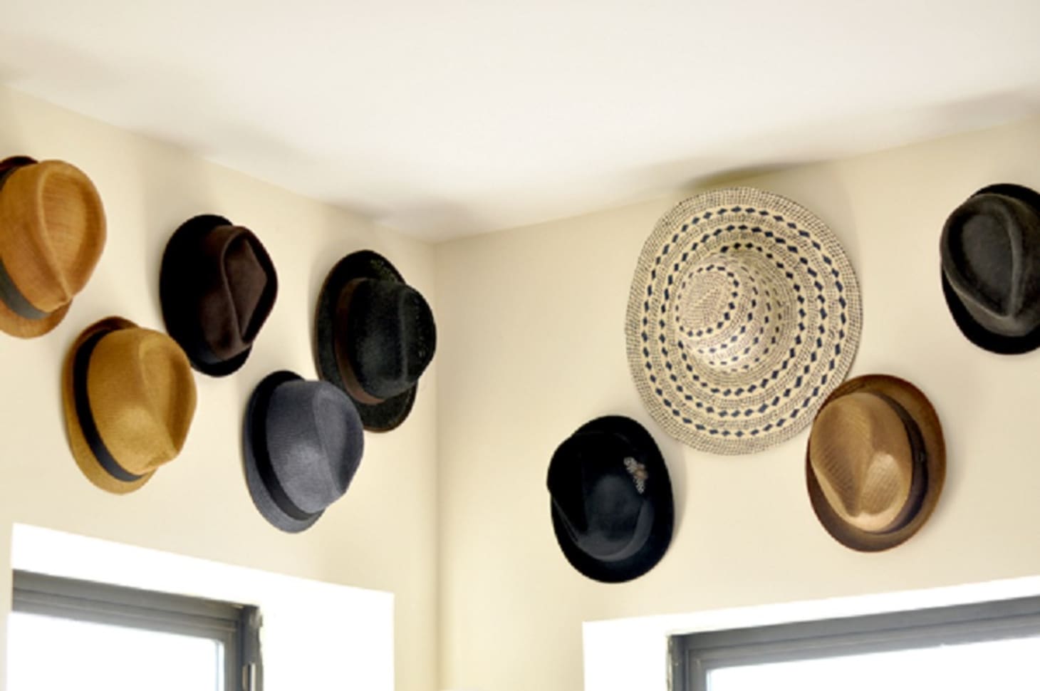 Ideas for Hanging & Displaying Hats | Apartment Therapy