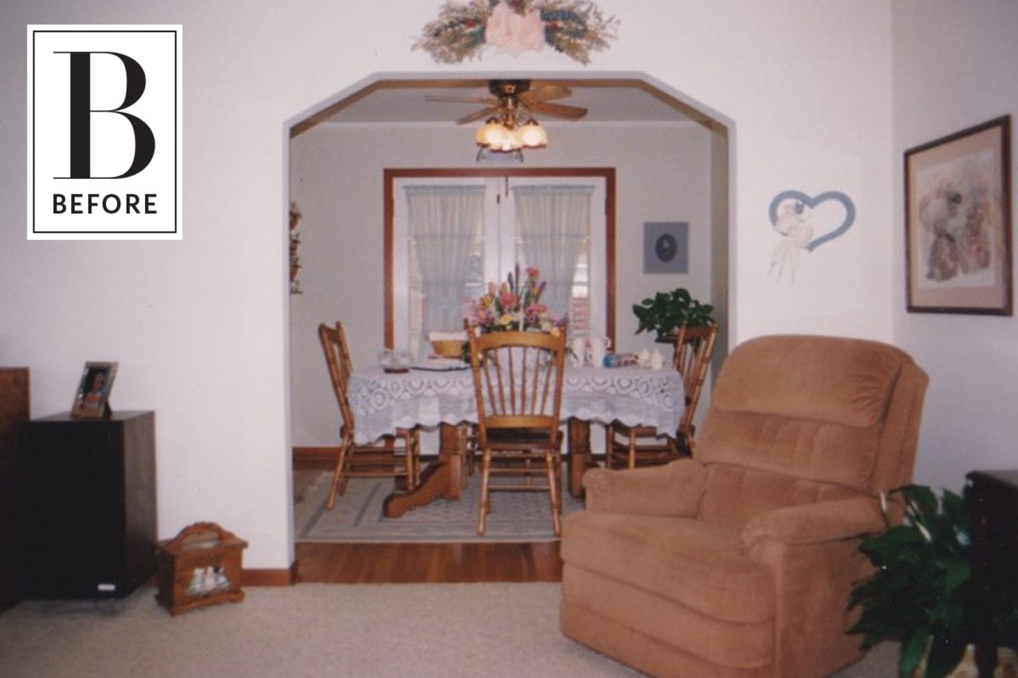 Update 1990s 2 Story Living Room