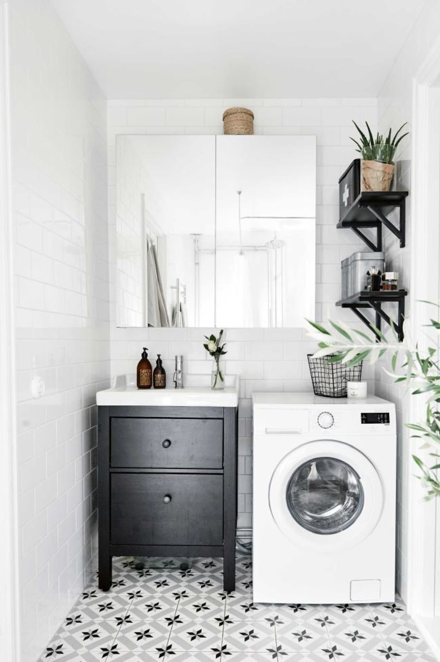 Small Laundry Room Remodeling Ideas | Apartment Therapy Small Laundry Room Remodeling Ideas | Apartment Therapy on Small Space Small Bathroom Ideas With Washing Machine id=65987