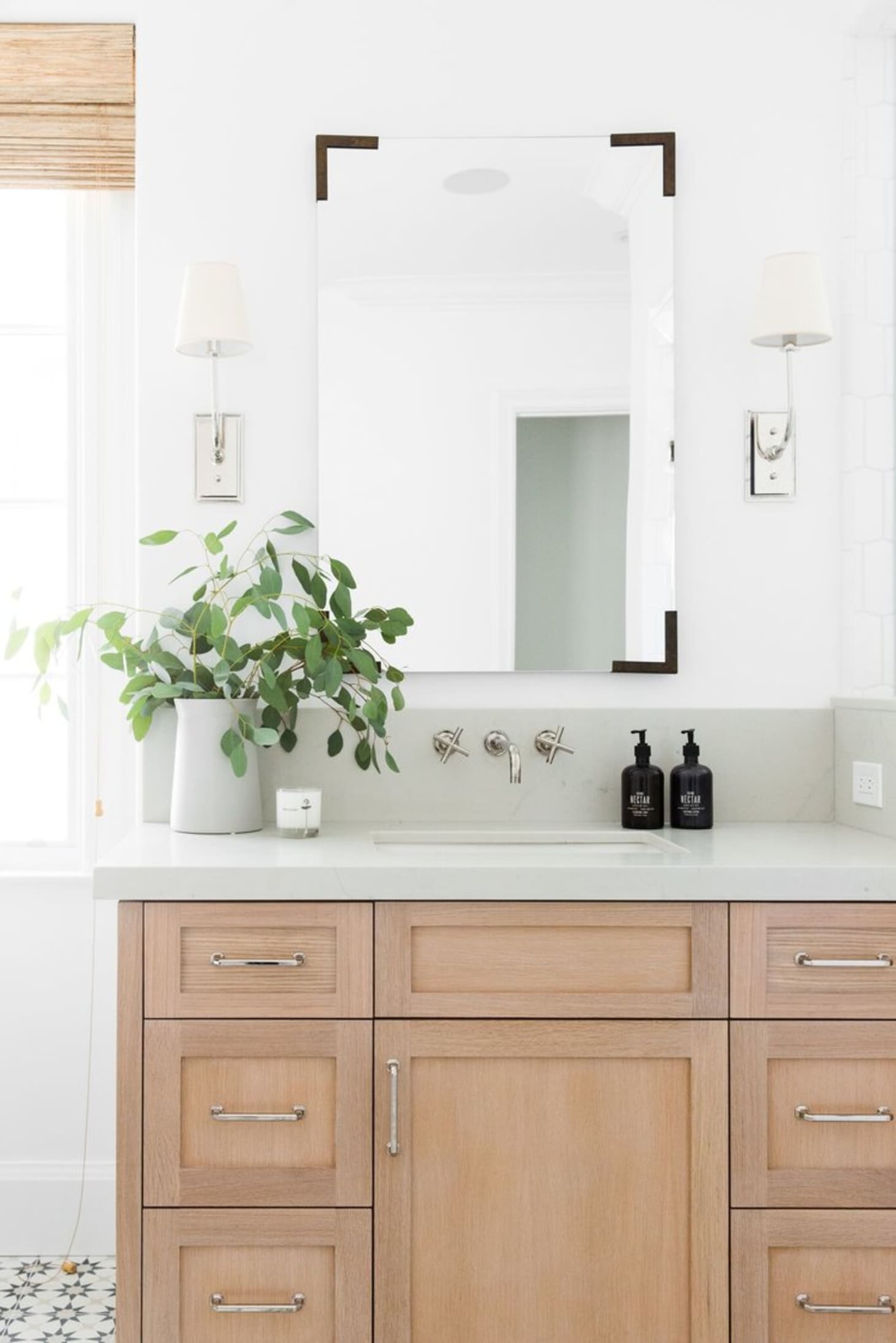 Frameless Bathroom Mirror Ideas Easy Budget Upgrades Apartment Therapy