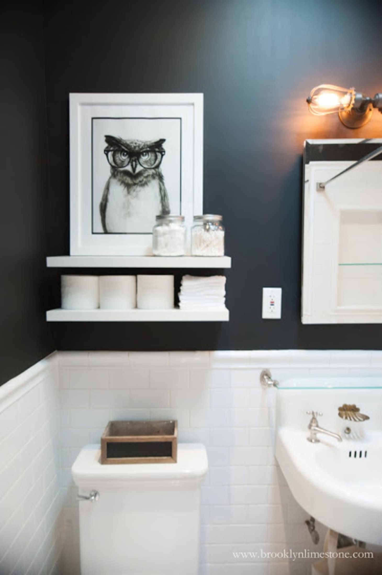 Small Bathroom Best Wall Shelves Storage Ideas | Apartment ...