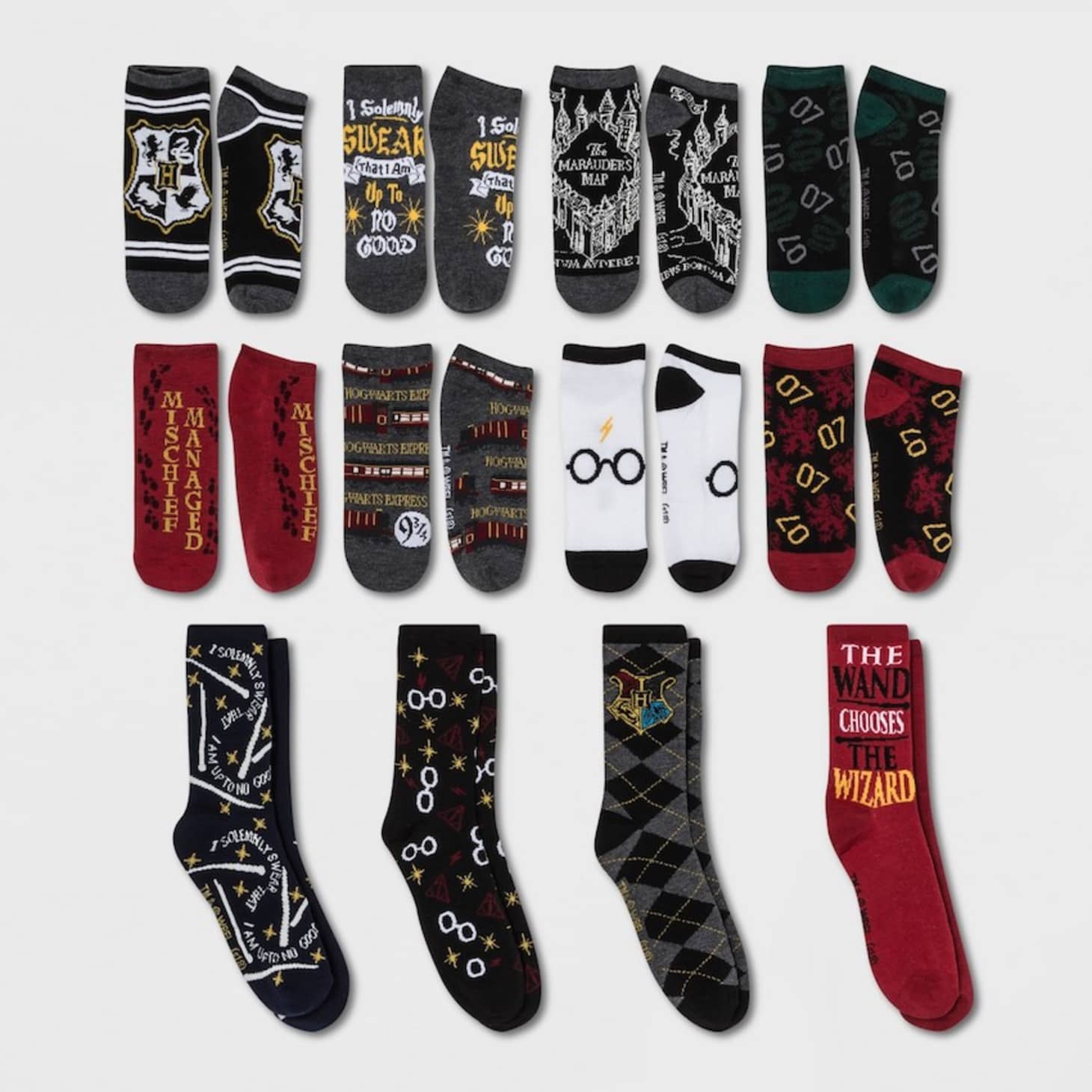 Target's Harry Potter Sock Advent Calendar Is Back Apartment Therapy