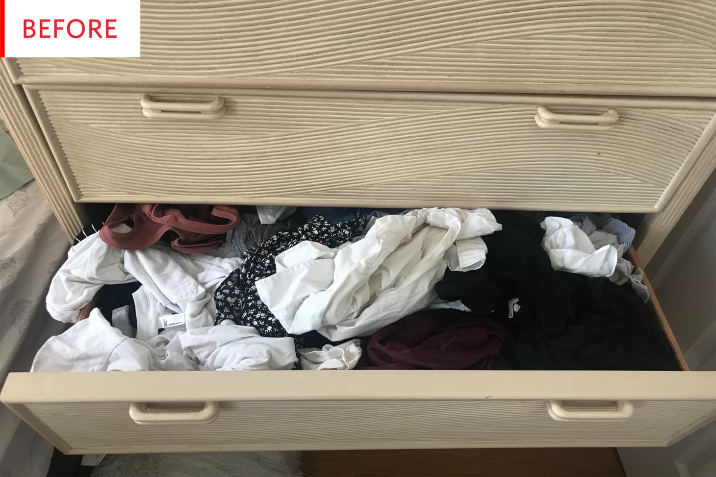 marie kondo declutter before and after