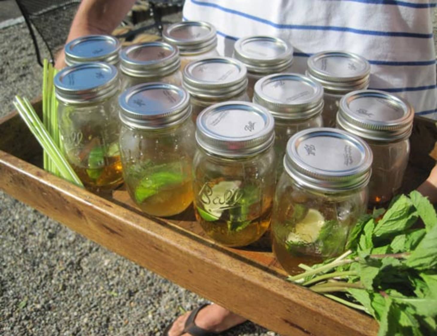 The Perfect Portable Summer Cocktail Recipe The Queen’s Rum Shaker