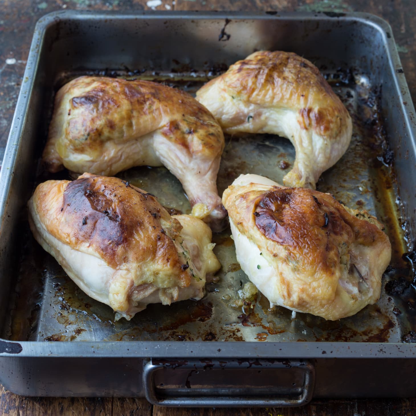 Recipe Baked Chicken with Zucchini, Sourdough & Ricotta Stuffing Kitchn