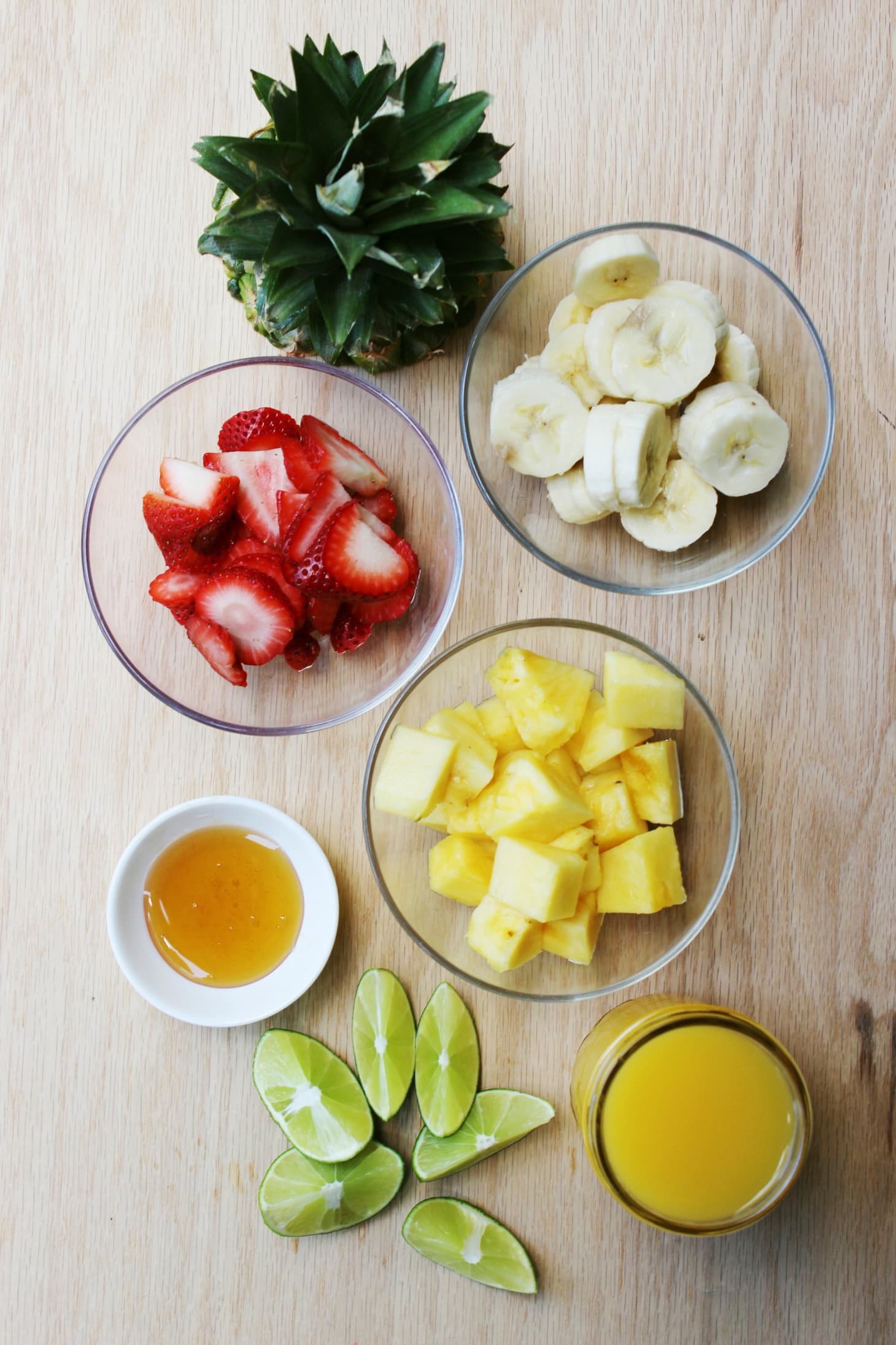 Recipe HoneyLime Fruit Salad Smoothie Kitchn