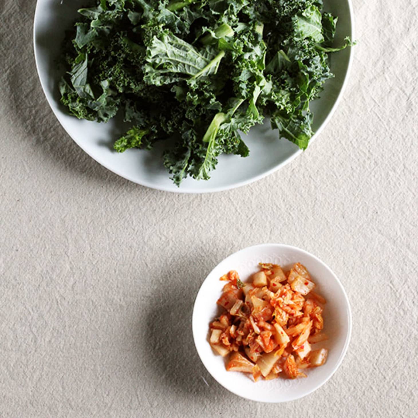 Recipe Korean Chicken Sliders with Braised Kale & Kimchi Kitchn