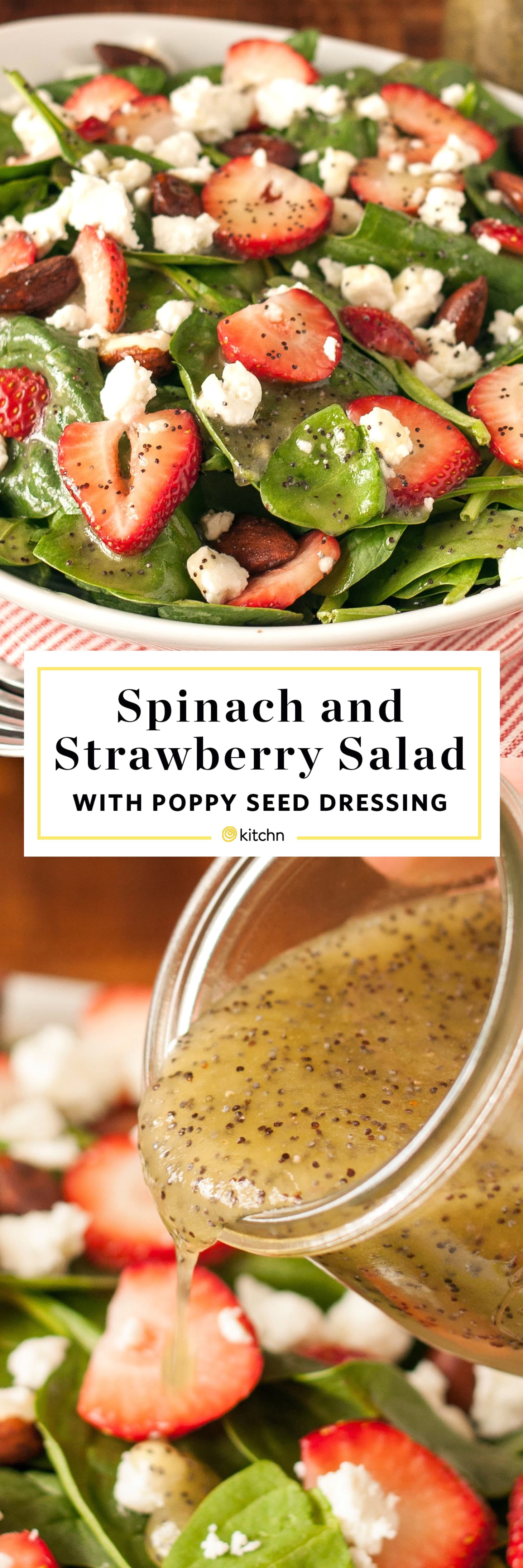 Spinach Strawberry Salad with Poppy Seed Dressing Recipe