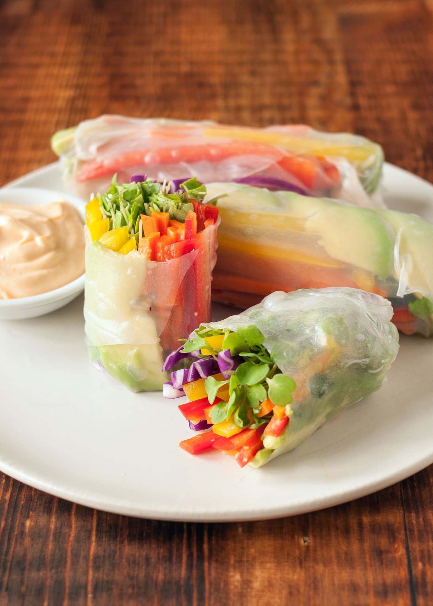 Recipe: Rainbow Vegetable Spring Rolls | Kitchn