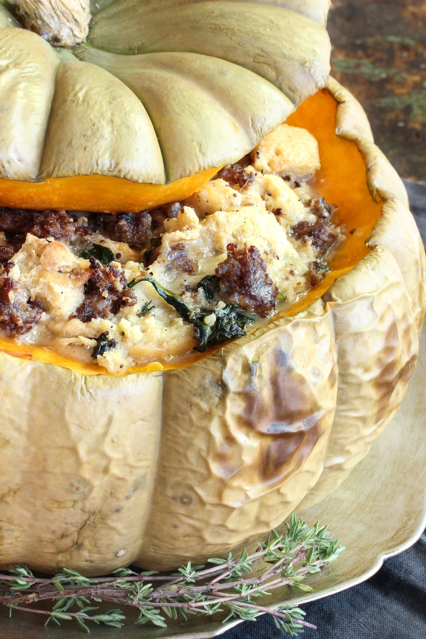 Recipe Savory Stuffed Pumpkin With Sausage And Gruy re Kitchn recipe-savory-stuffed-pumpkin-with-sausage-and-gruy-re-kitchn