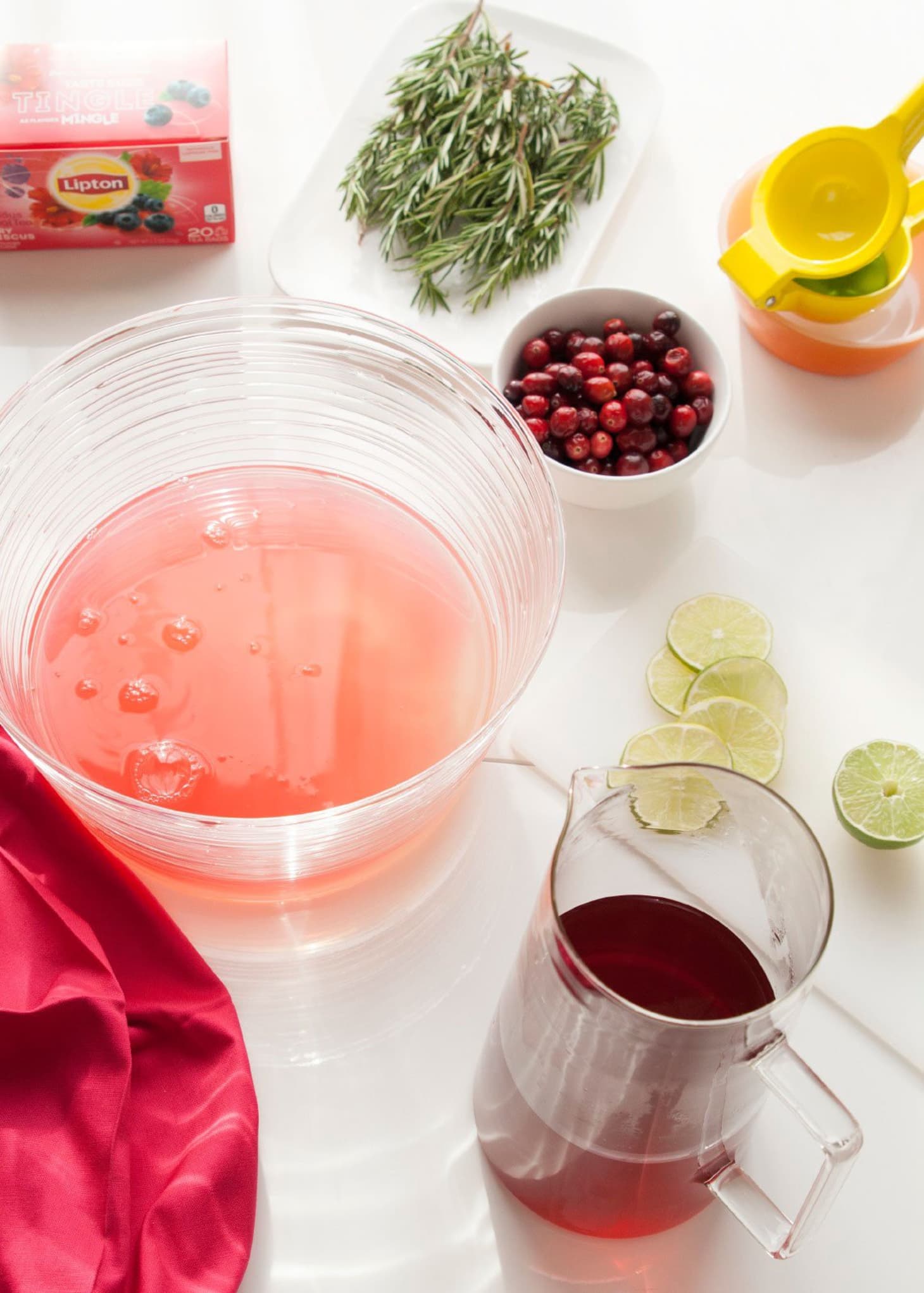 Recipe: Sparkling Hibiscus Holiday Punch | Kitchn