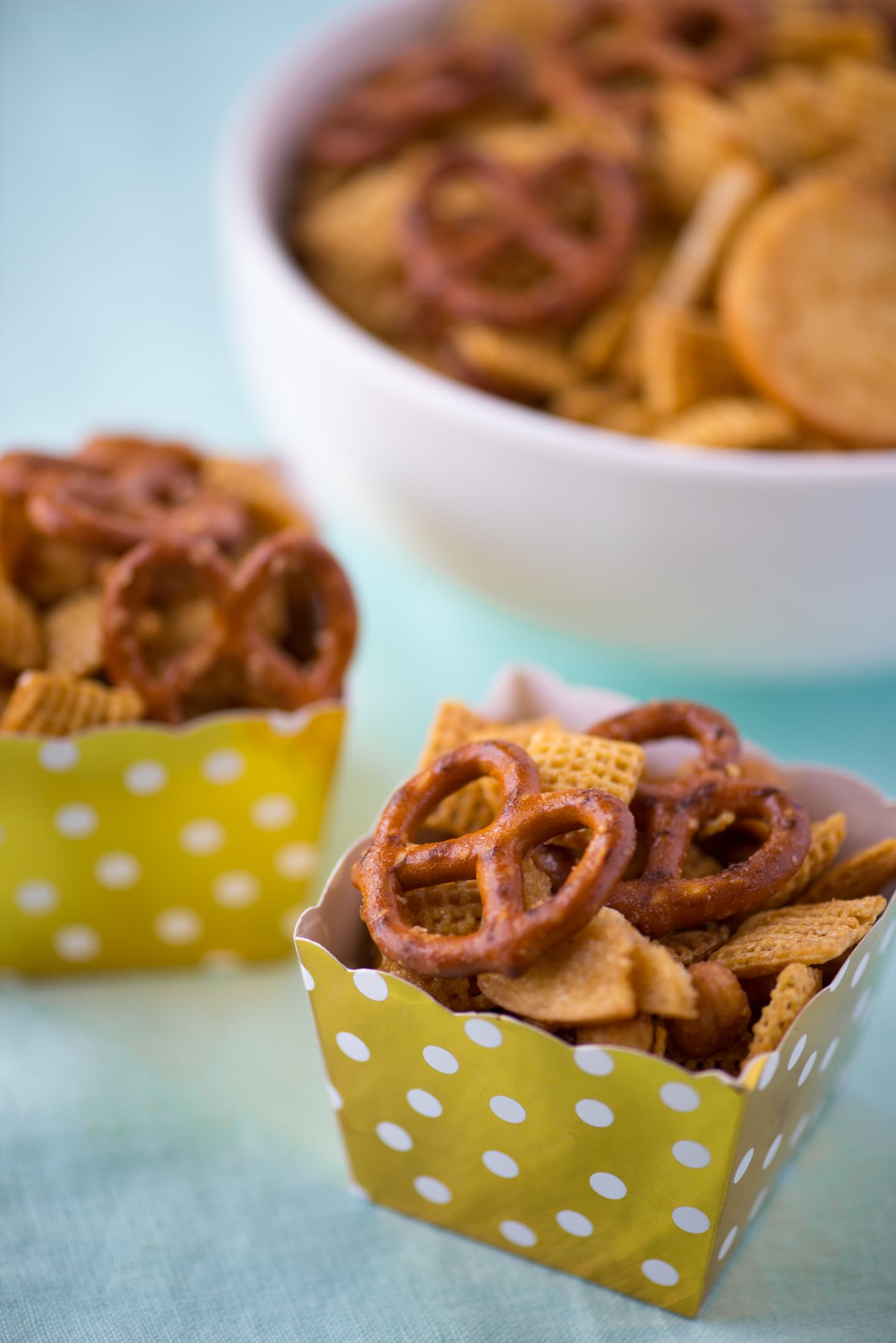 Recipe HoneyMustard Snack Mix Kitchn