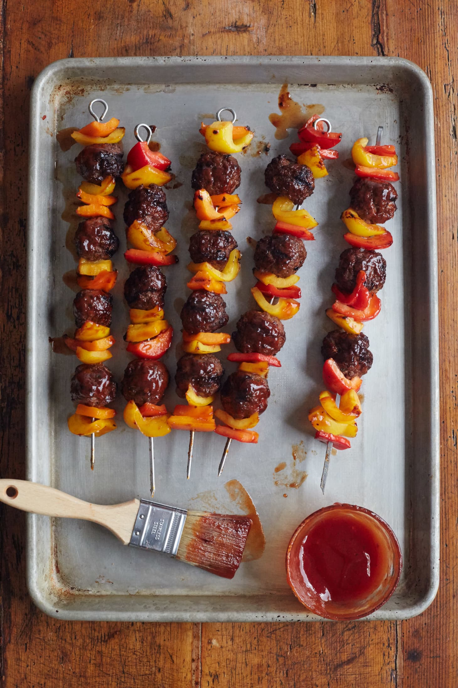 Recipe Grilled Meatball Kebabs Kitchn