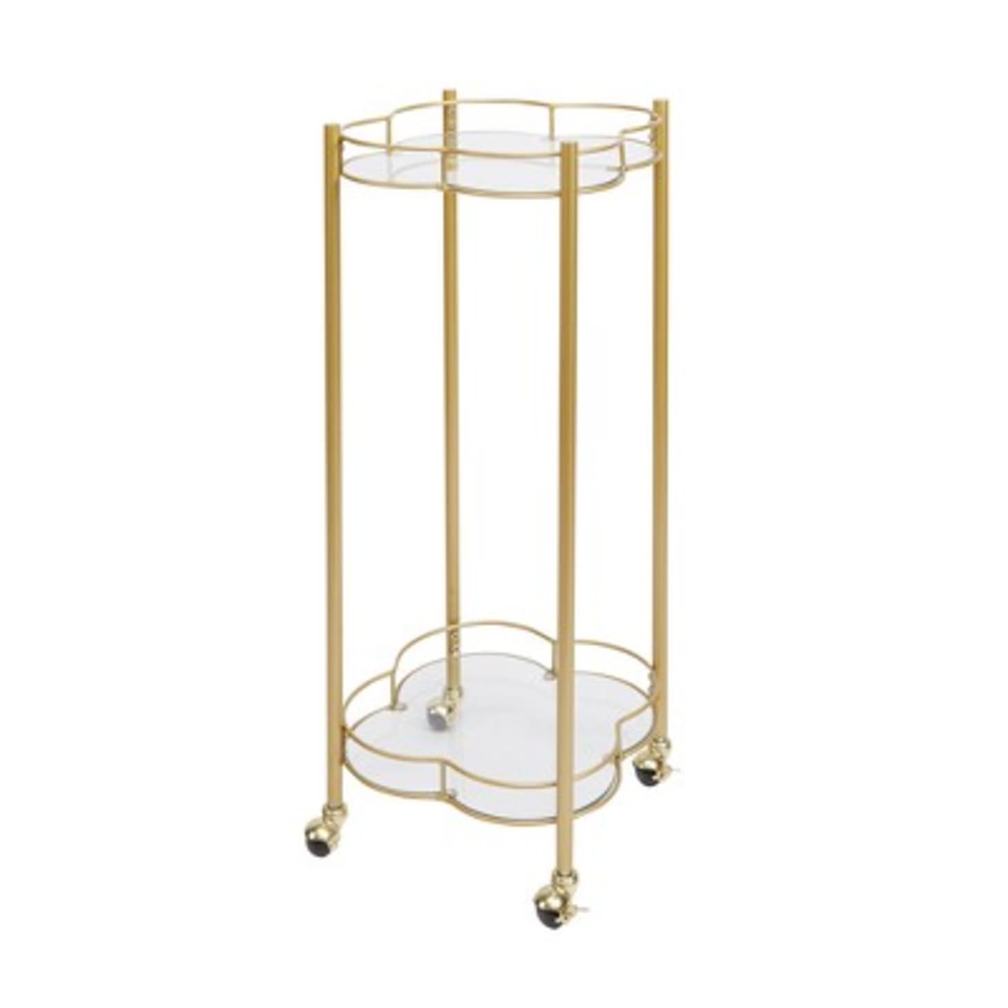 Target Bar Cart Gold DIY Hack Apartment Therapy