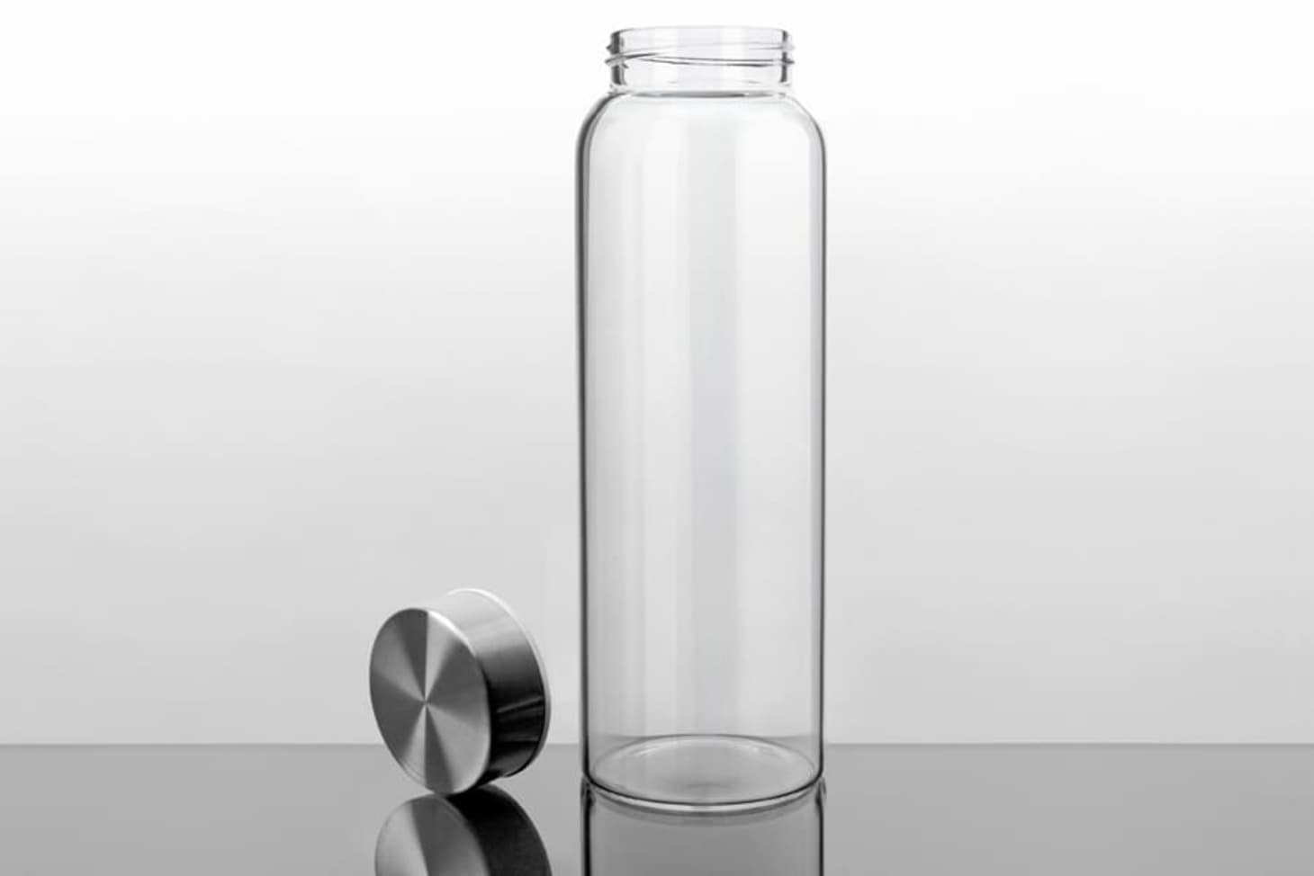 glass bottled water