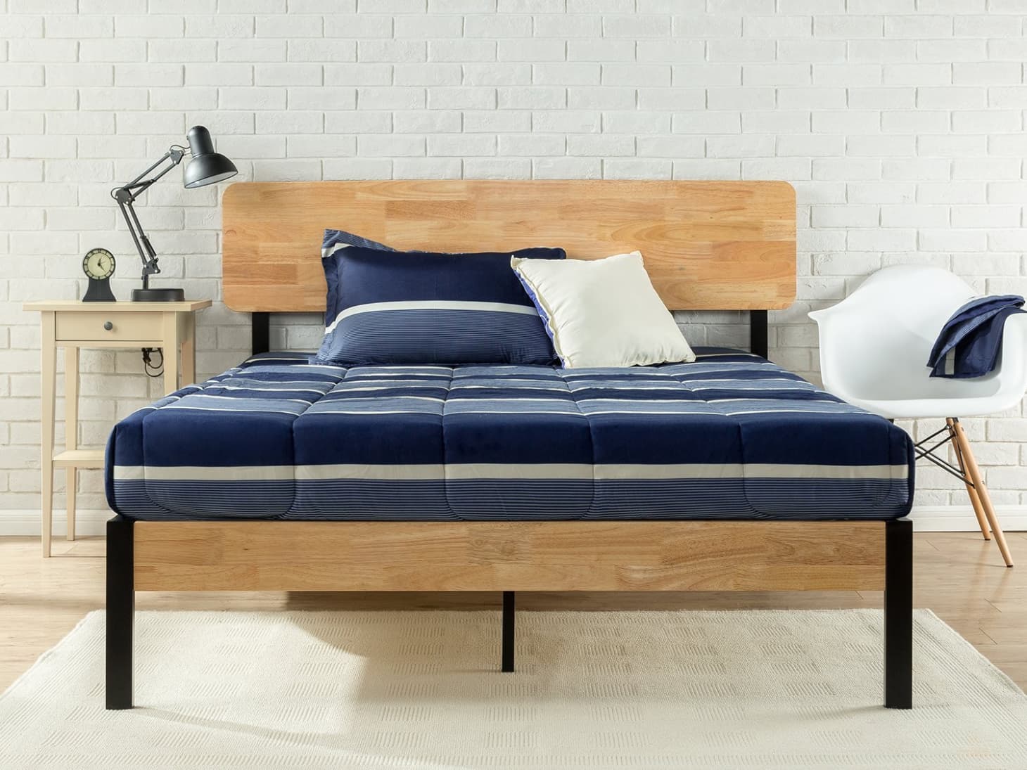 best queen platform bed with mattress