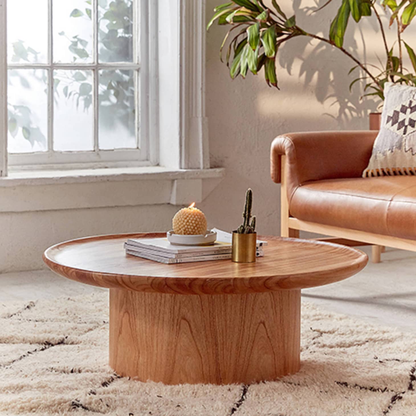 Round wood coffee tables for every style and budget