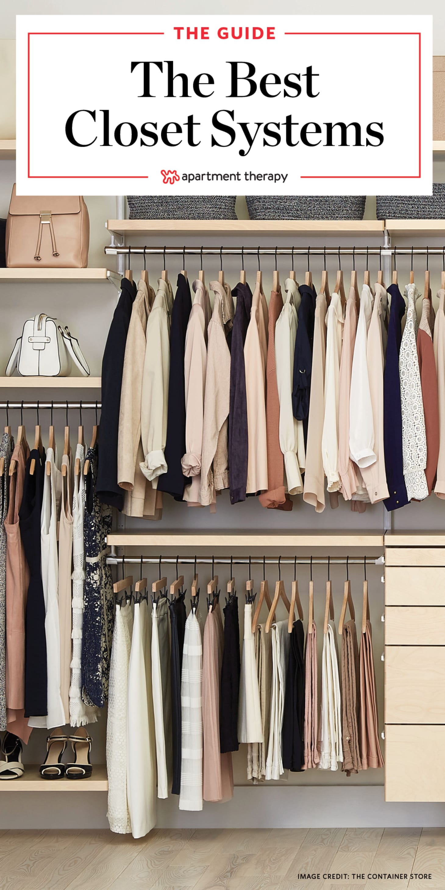 The Best Closet Systems To Organize Your Wardrobe Apartment Therapy Image Credit The Container