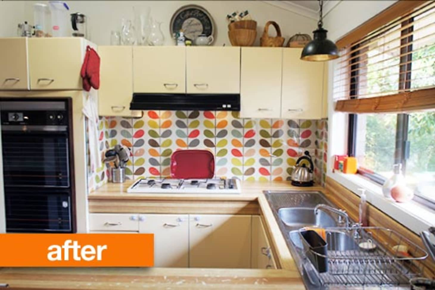 View of Budget Before & After: 1980s Kitchen Ditches Its Dated Past | Apartment ...