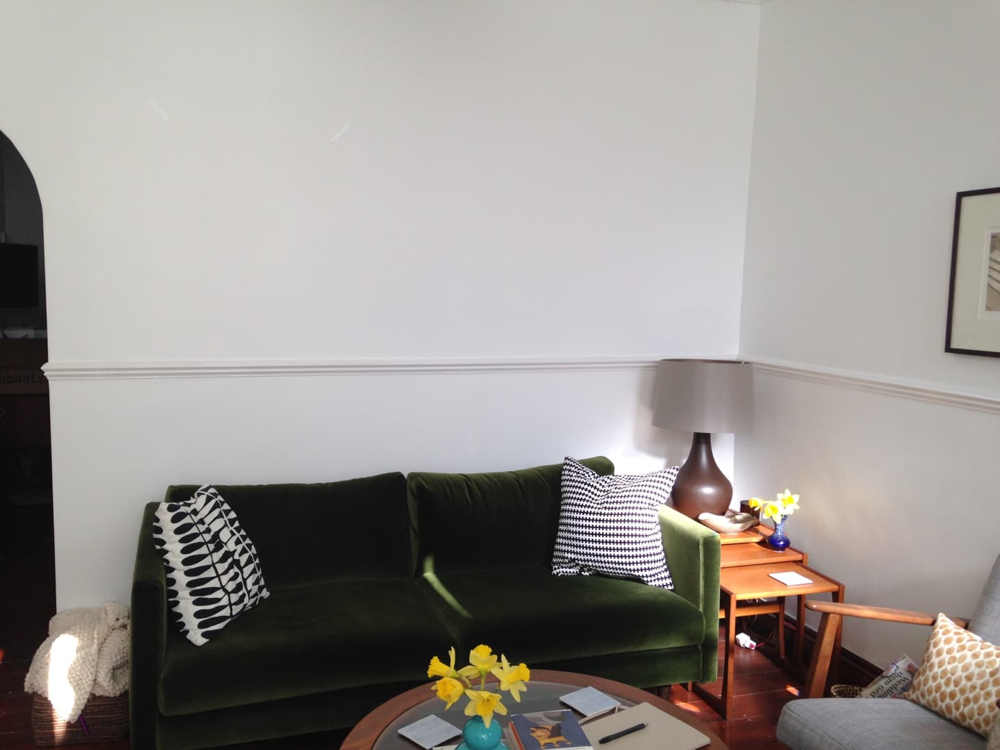 How To Hang Art Around High Chair Rail? Apartment Therapy