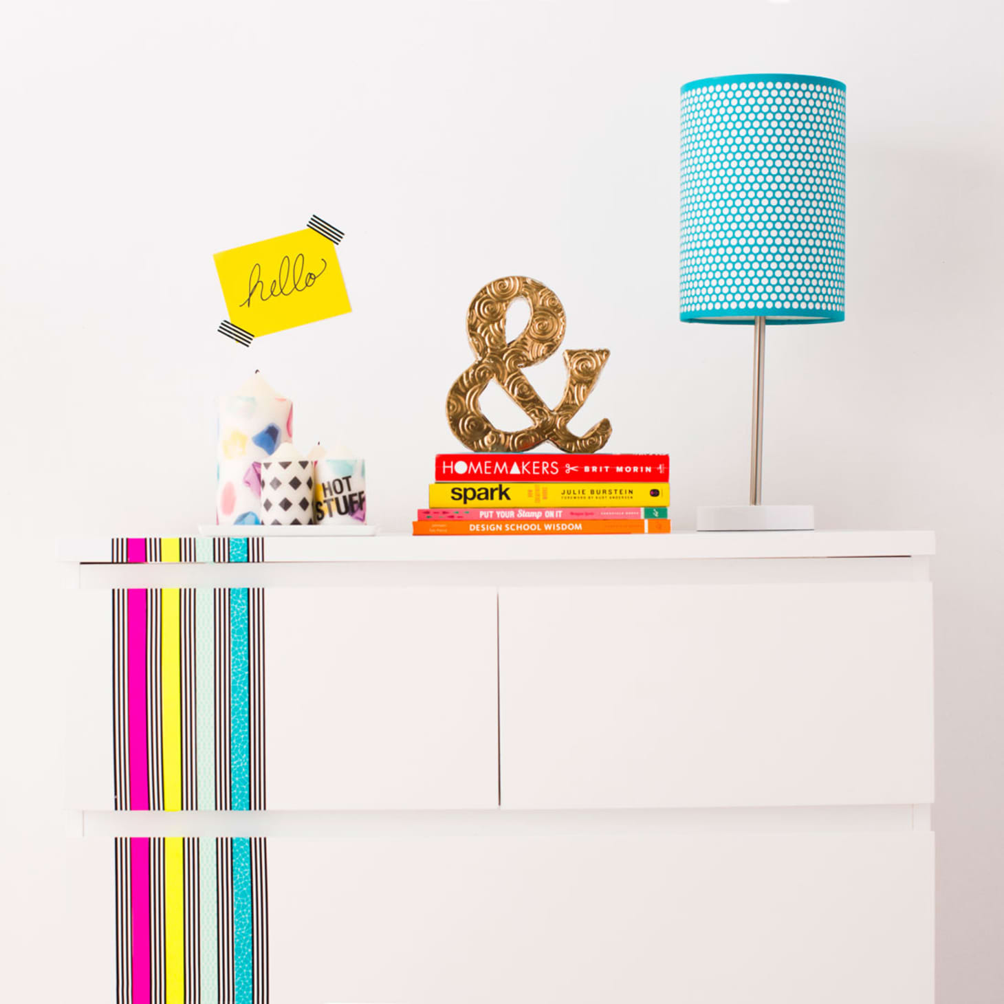 9 Easy Ways to Transform Your Furniture with Washi Tape Apartment Therapy