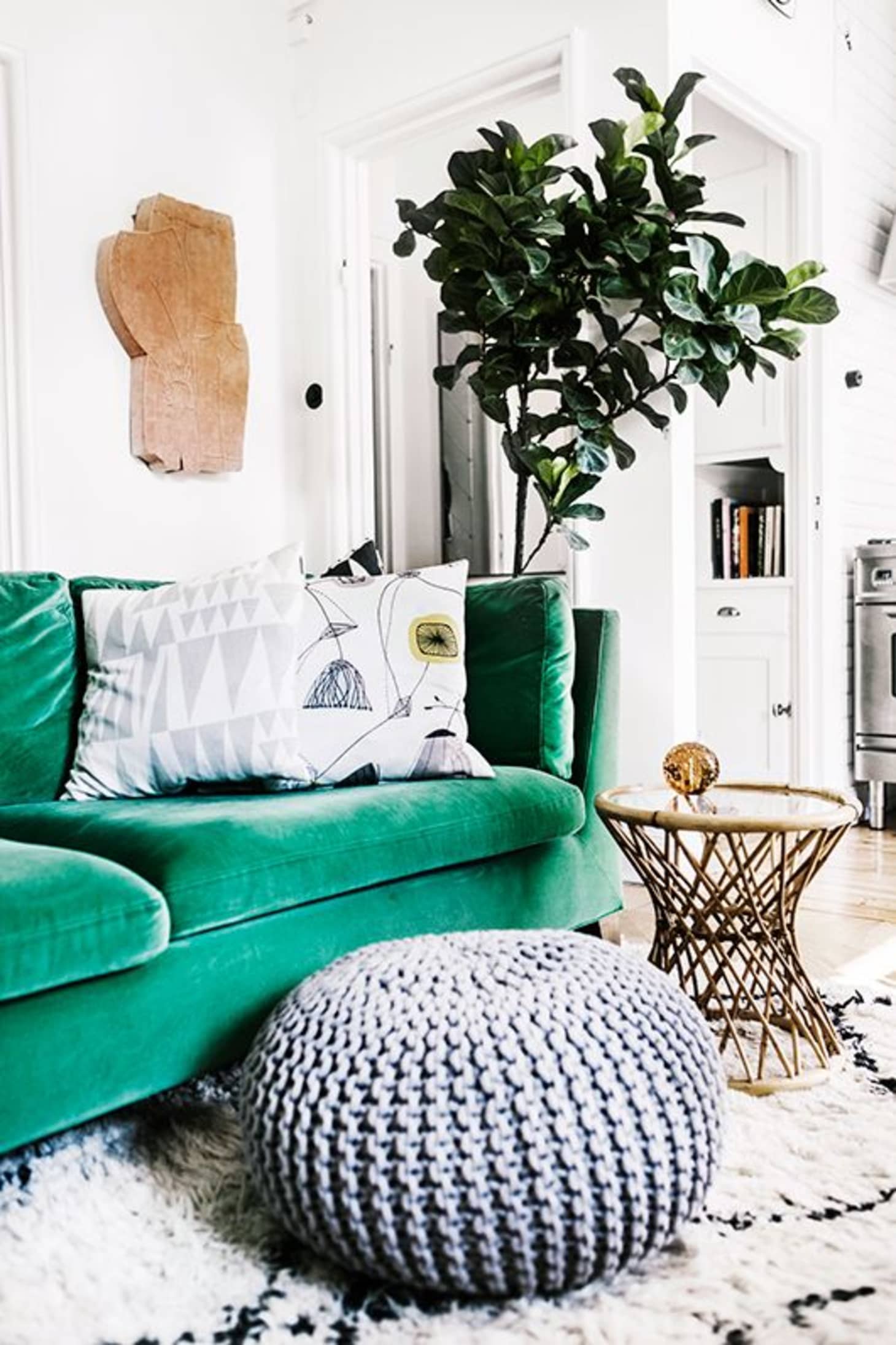 The Couch Trend for 2017: Stylish Emerald Green Sofas | Apartment Therapy