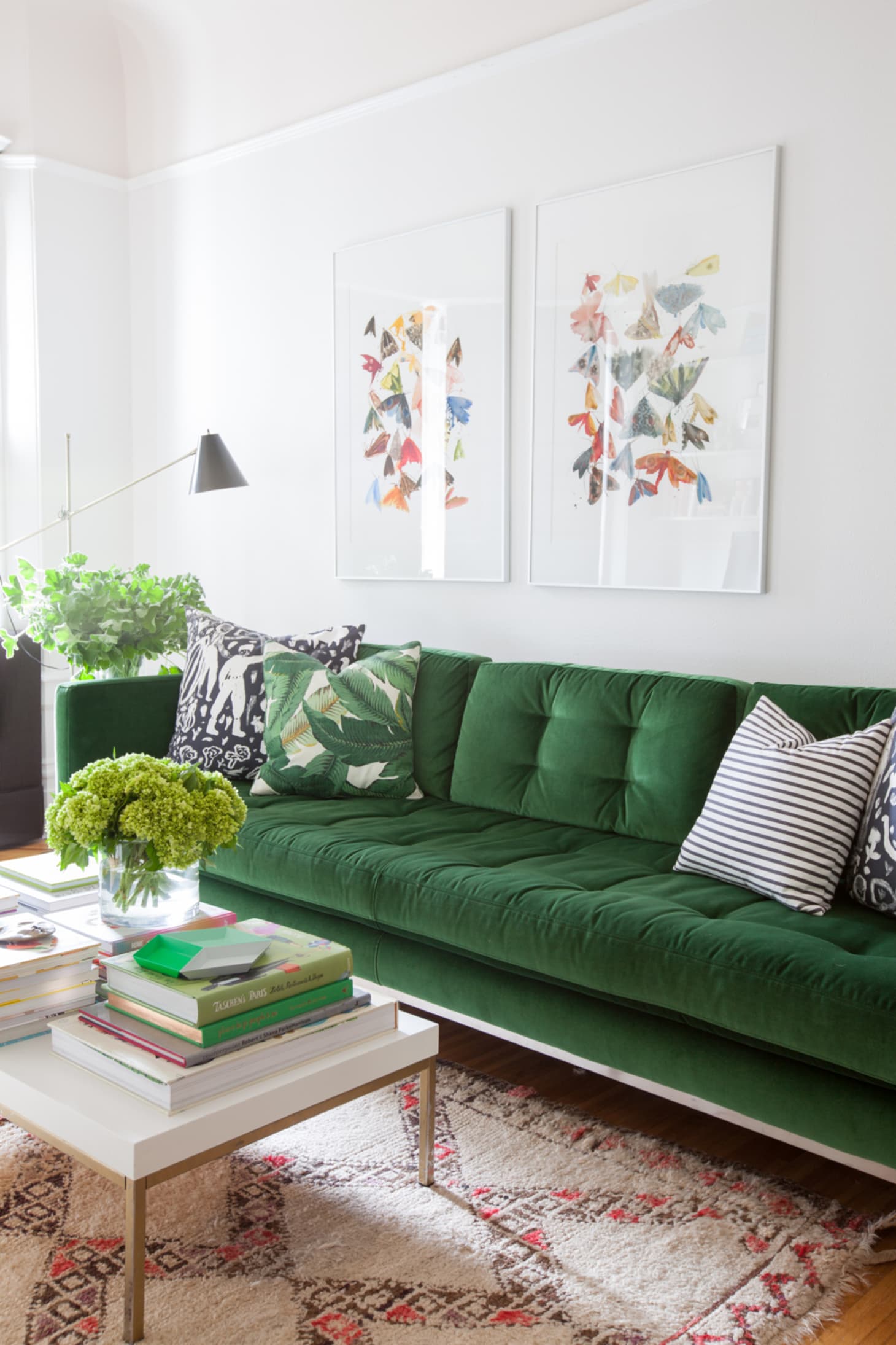 The Couch Trend for 2017: Stylish Emerald Green Sofas | Apartment Therapy