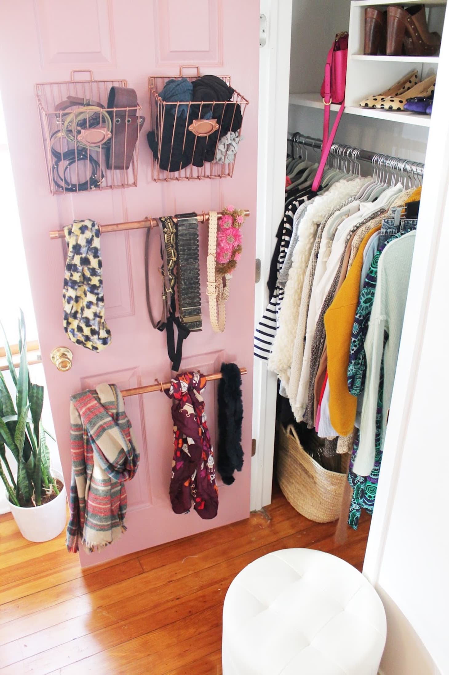 Closet Storage Solutions for the Back of the Door Apartment Therapy