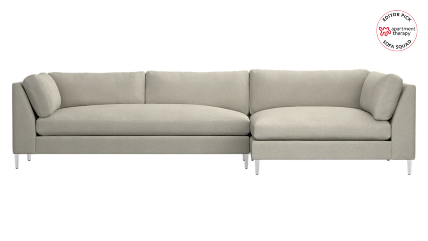 The Most Comfortable Sofas At Cb2 Apartment Therapy Image Credit Cb2