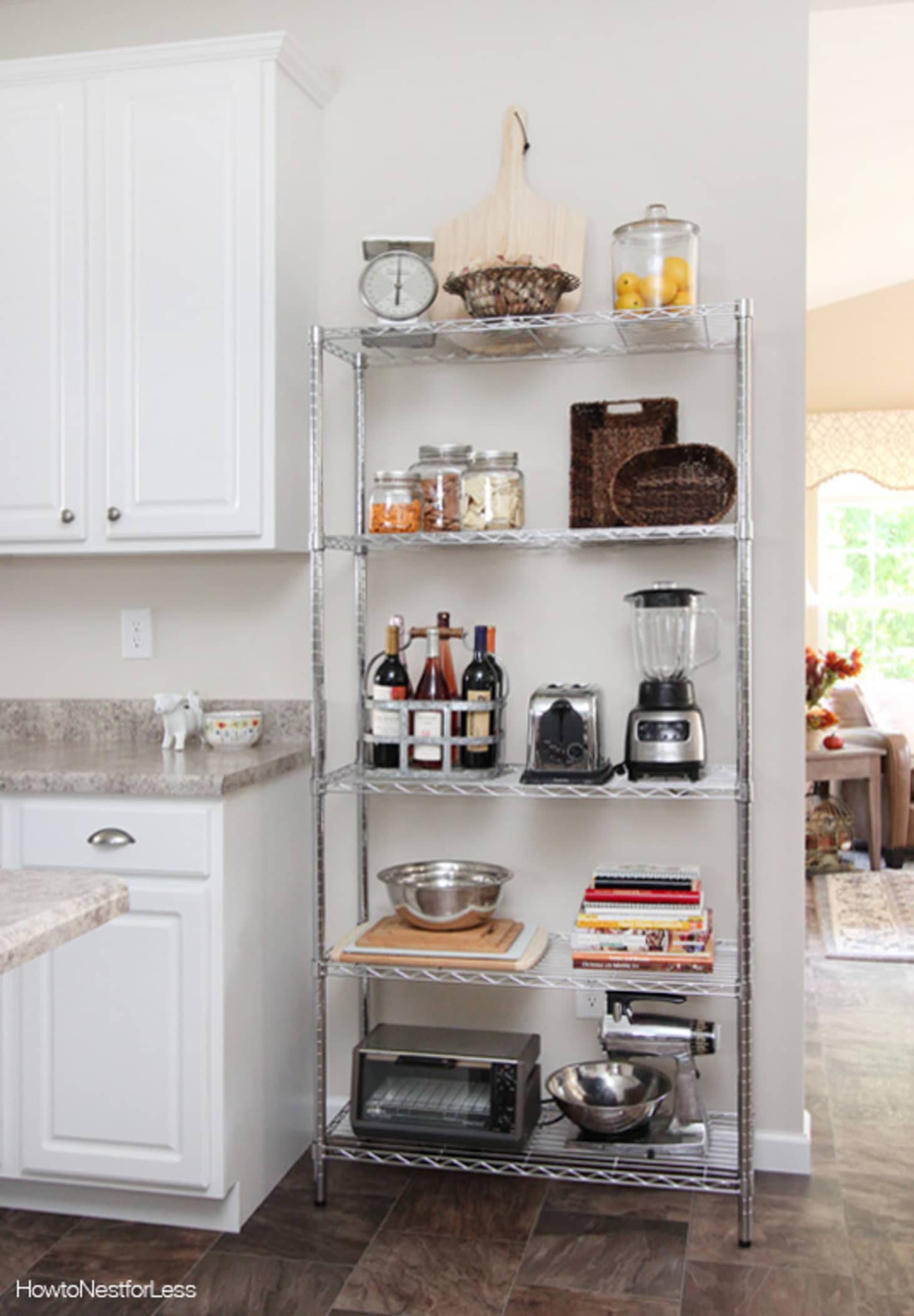 The Wire Shelving Unit That Solved My Small Kitchen Storage Woes ...
