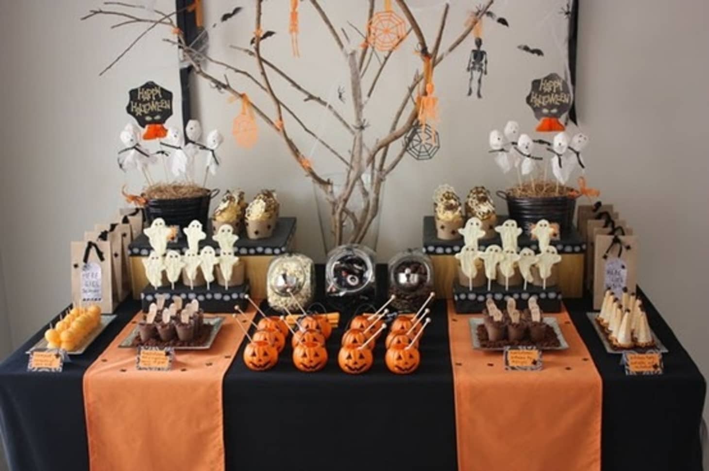 Halloween Party Table Decorating Ideas Apartment Therapy