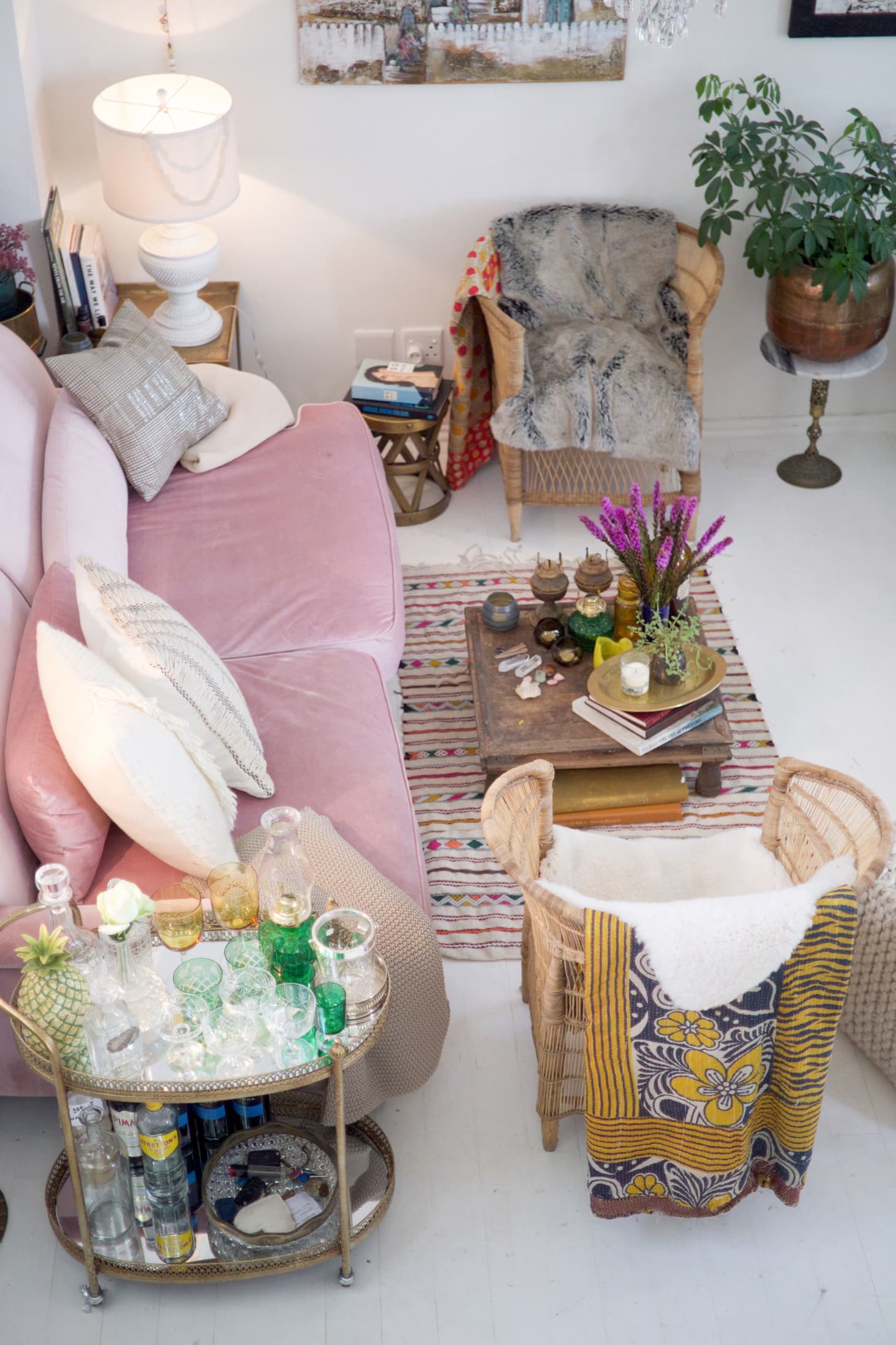 How to Set Up Your Living Room (Without a Focus on the TV) Apartment