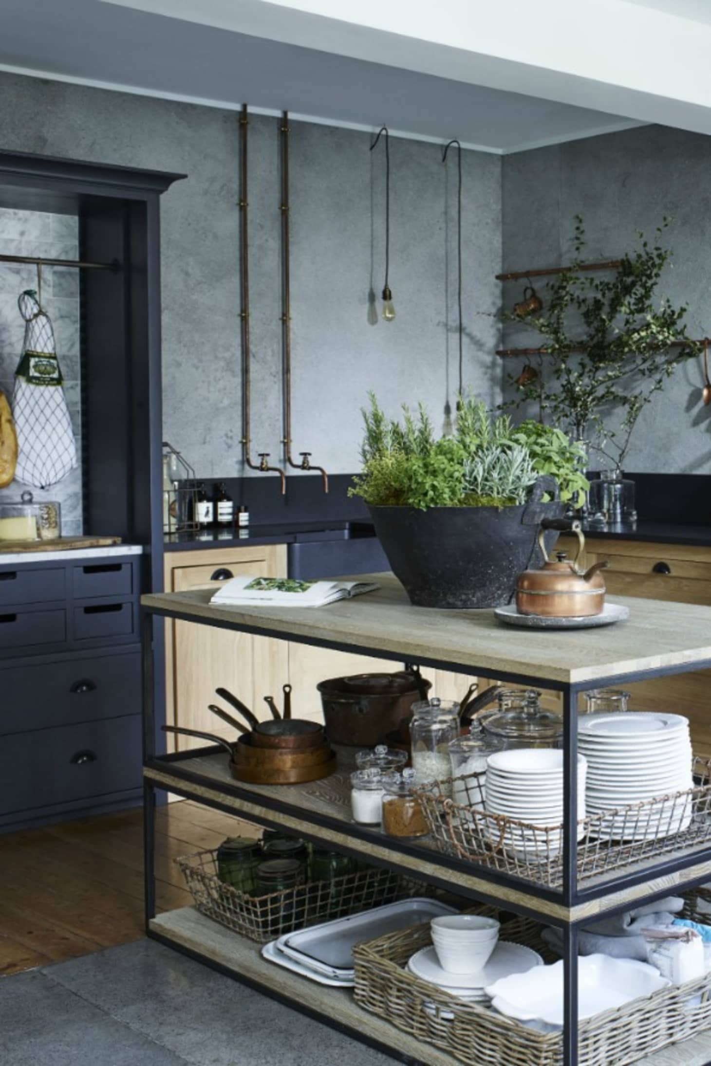 Kitchen Island Ideas Open Shelving Storage Apartment Therapy