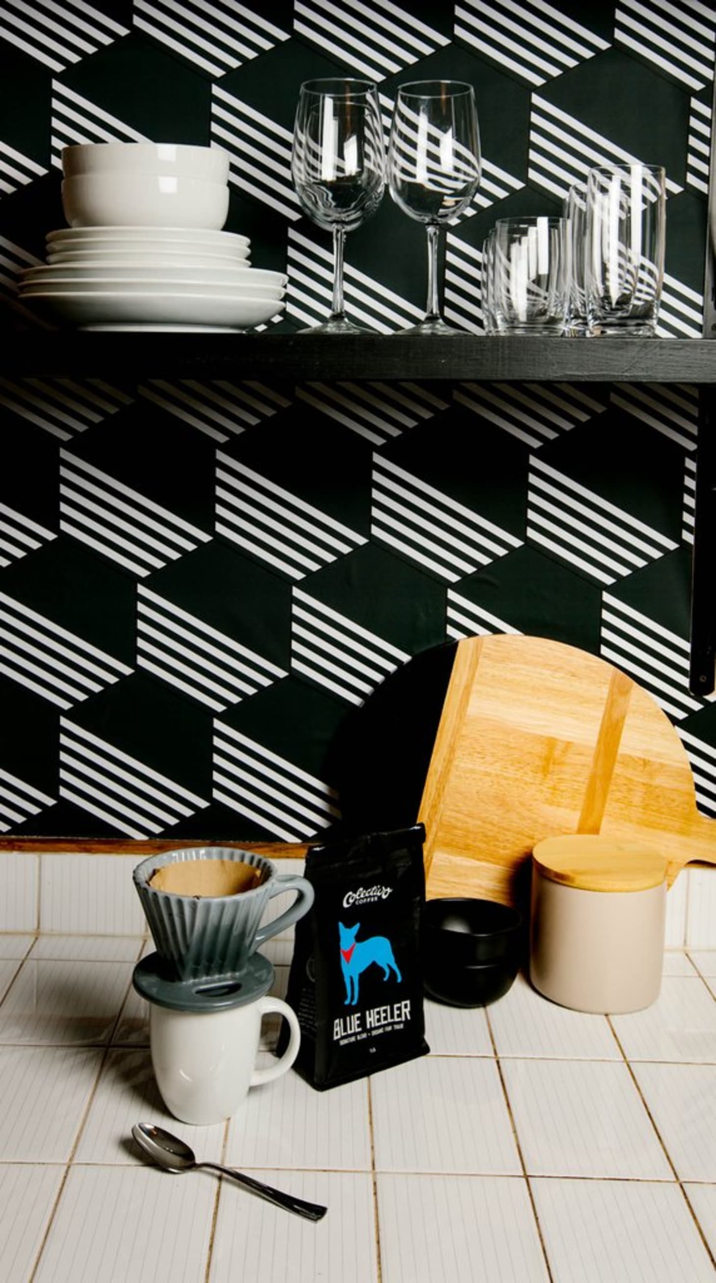 Renter Friendly Wallpaper - Removable Graphic Wallpaper | Apartment Therapy