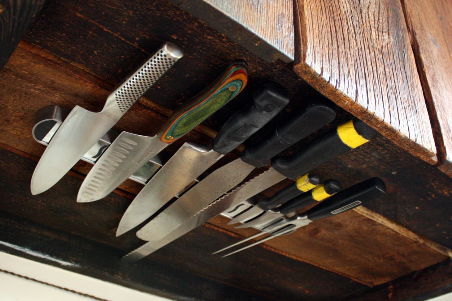Magnetic Knife Holder Garage Toy Tool Storage Ideas Apartment Image Credit Local Kitchen Blog