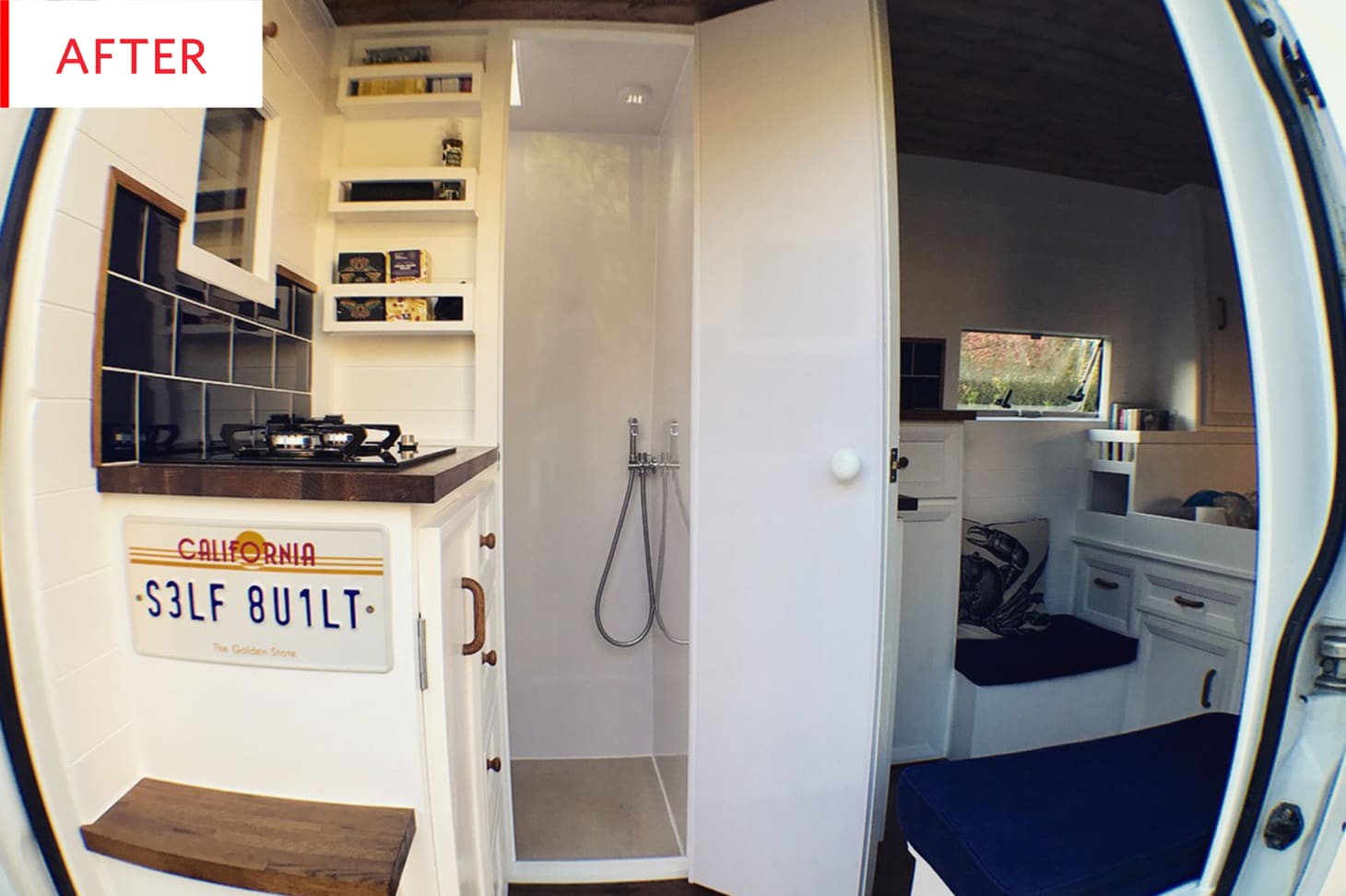 Sprinter Van Converted Tiny House Bathroom Photos Apartment Therapy