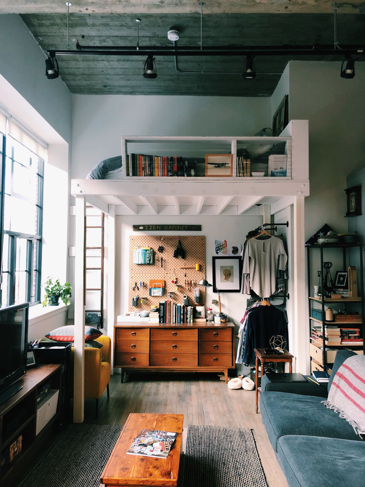 Loft Bedroom Studio Apartment DIY Ideas Apartment Therapy