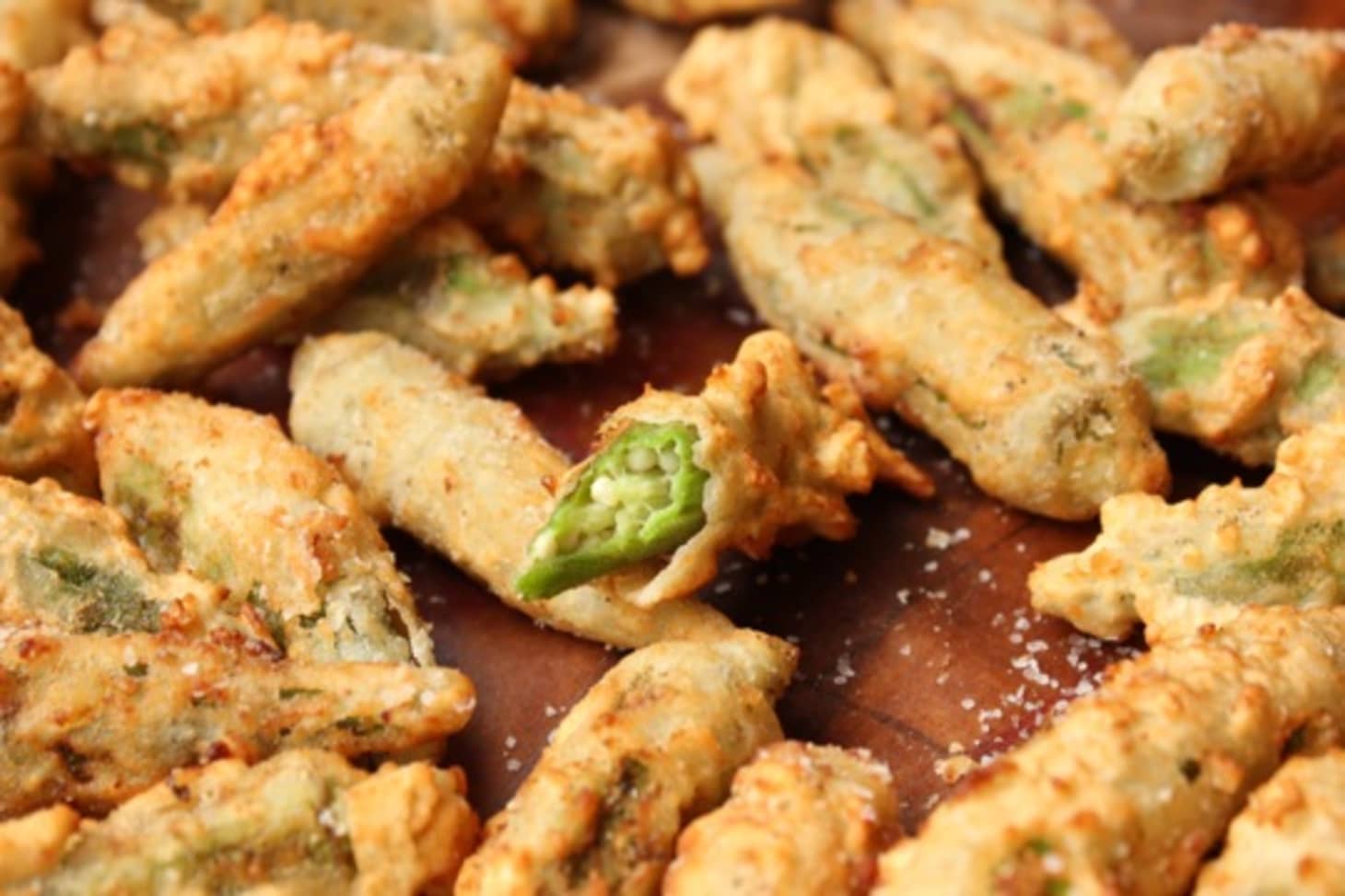 fried okra fried okra