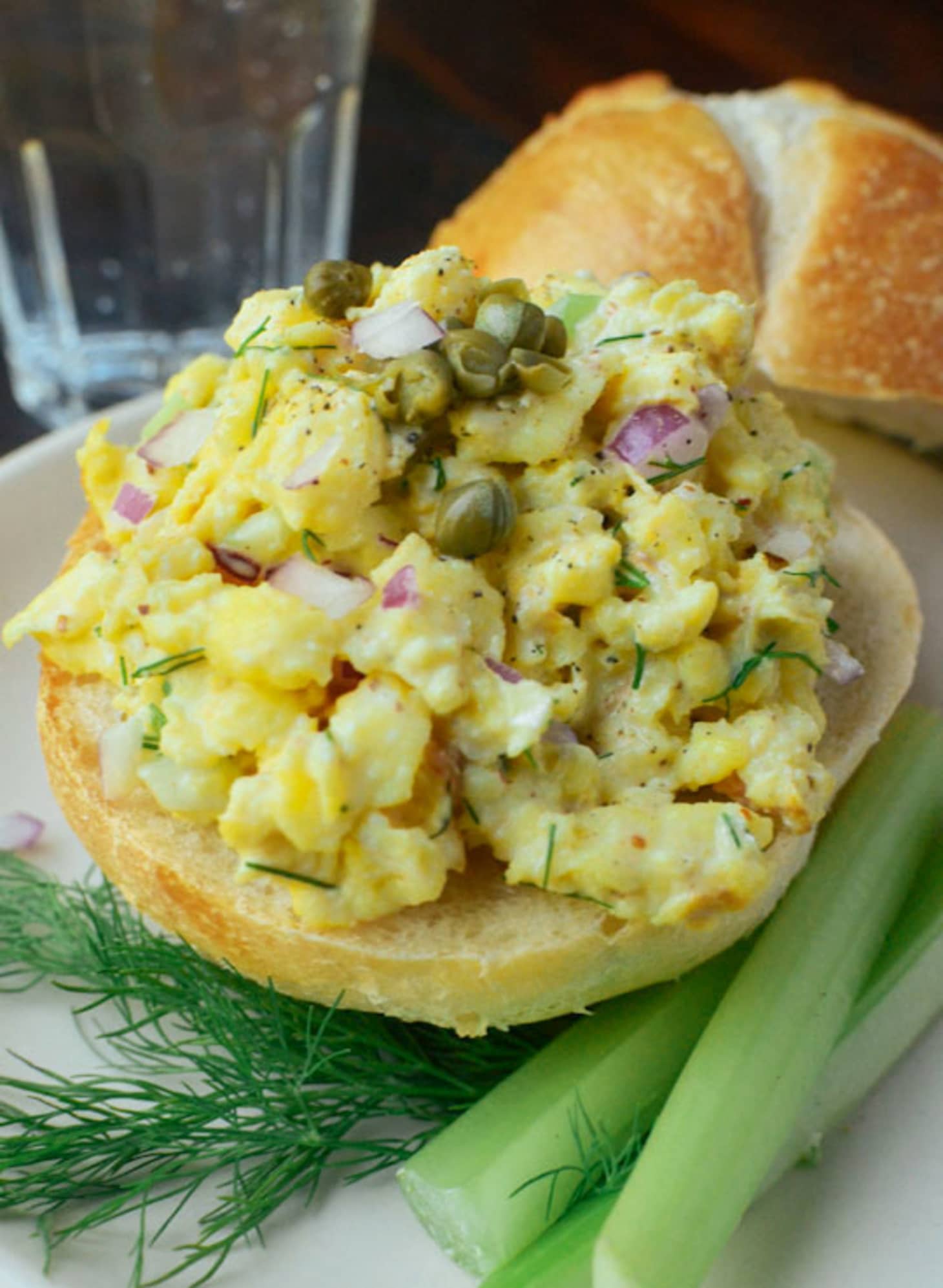 Recipe: Quick, Easy Scrambled Egg Salad | Kitchn