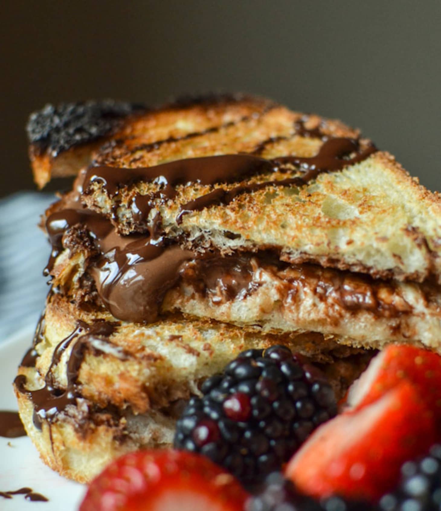 Dessert Recipe Hot Baked Nutella & Cream Cheese Sandwich Kitchn