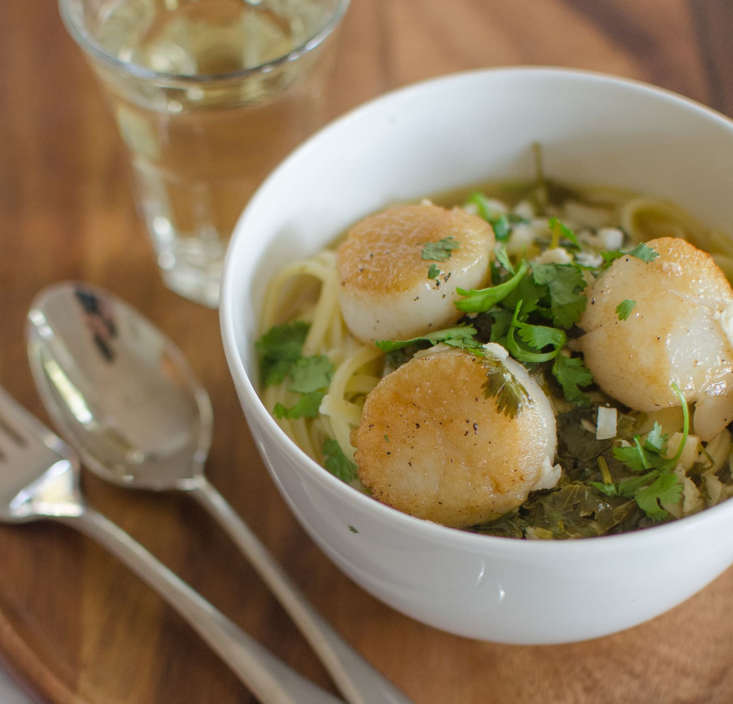 Recipe Scallops with Lime & Cilantro Kitchn