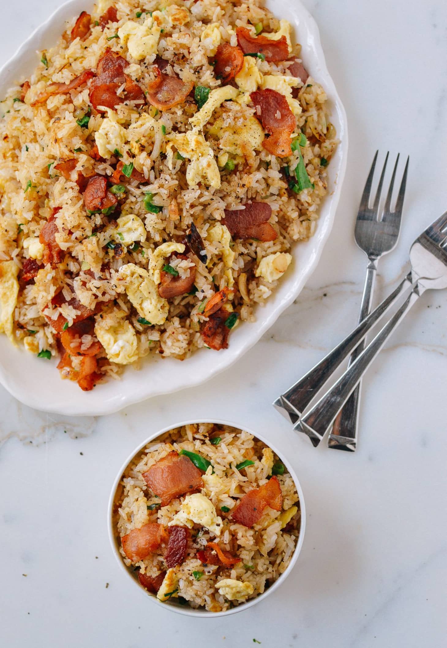 Recipe Bacon and Egg Fried Rice Kitchn
