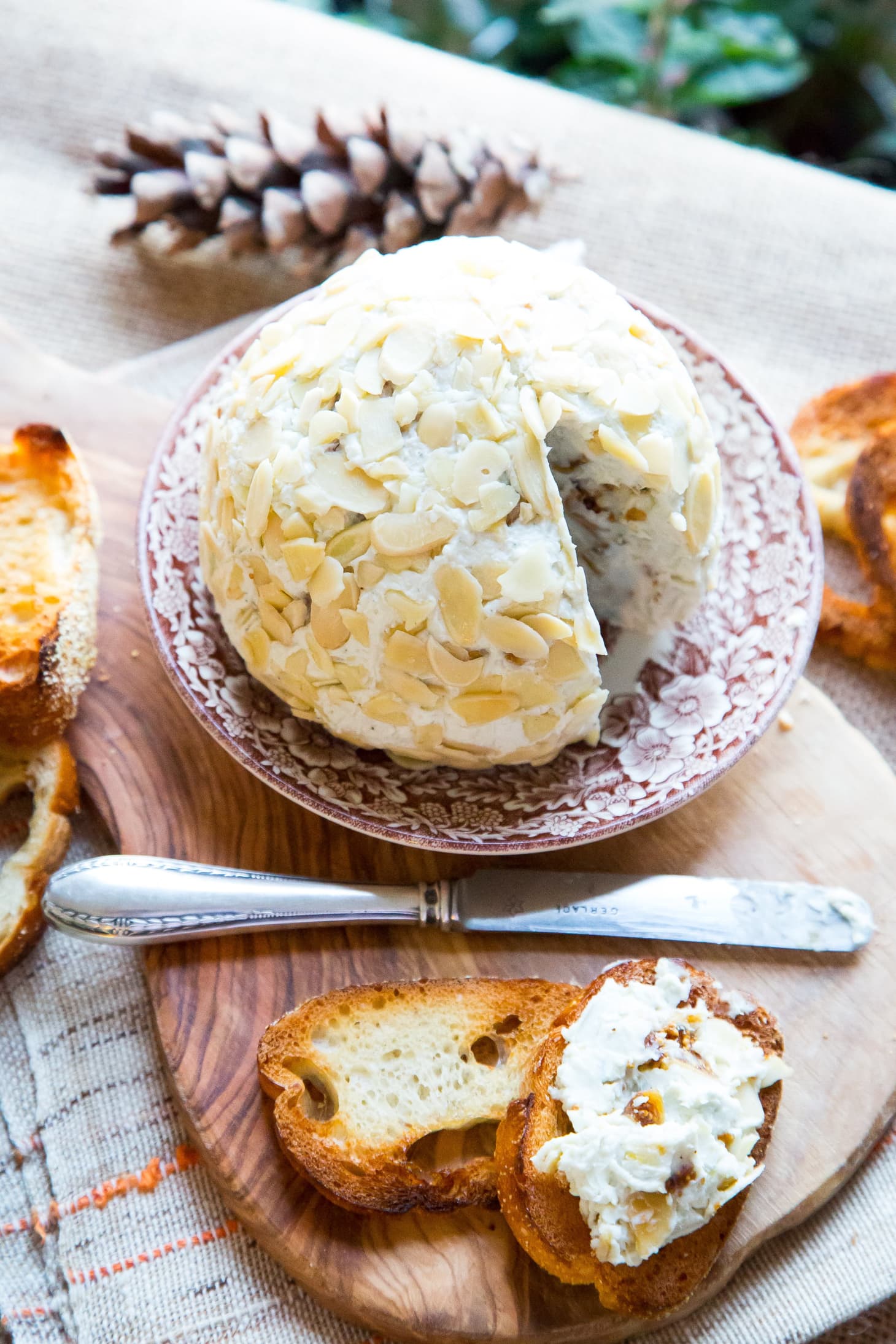 Recipe Blue Cheese Ball with Dried Figs and Honey Kitchn