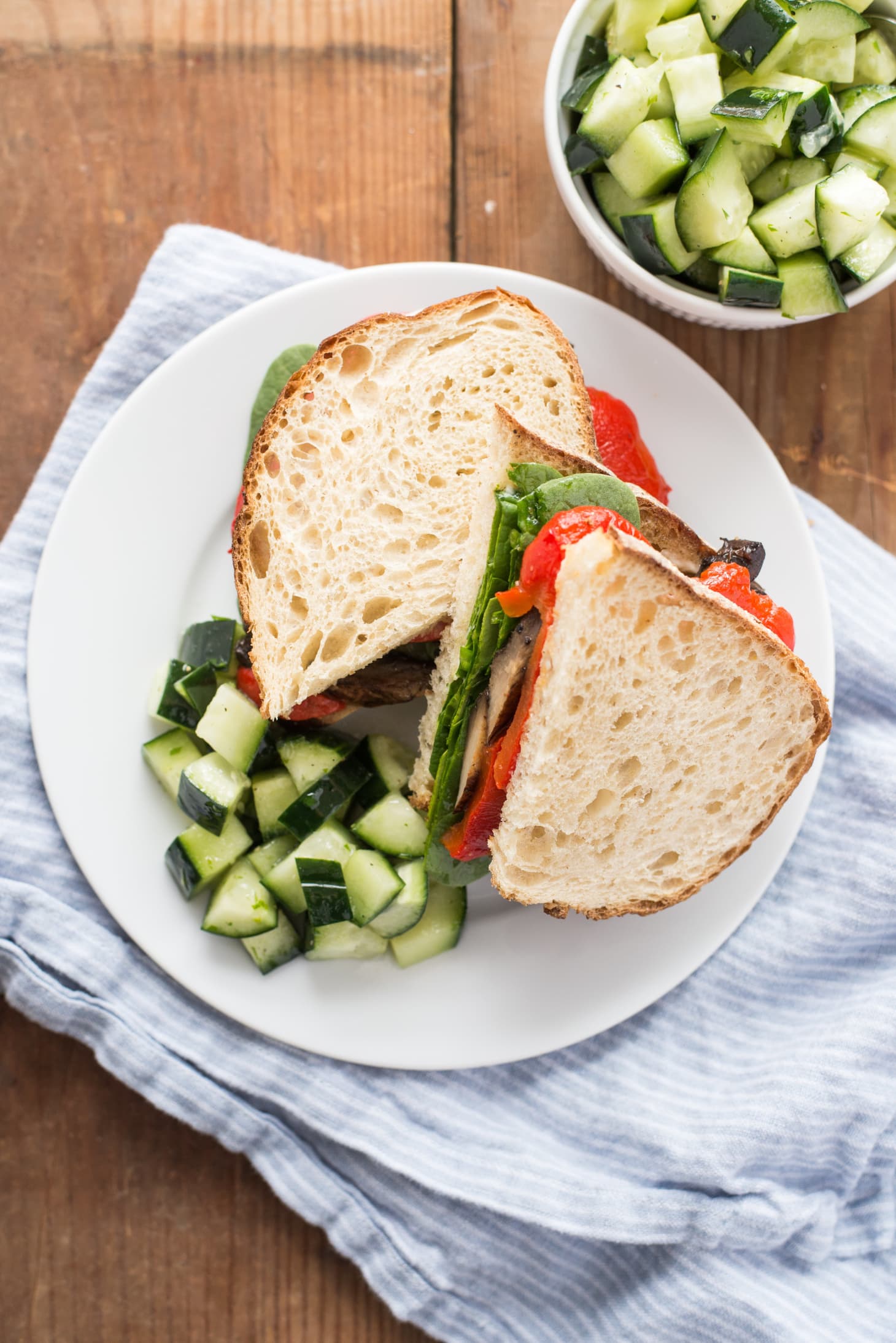 Recipe Vegan Sourdough Portobello Mushroom Sandwich Kitchn