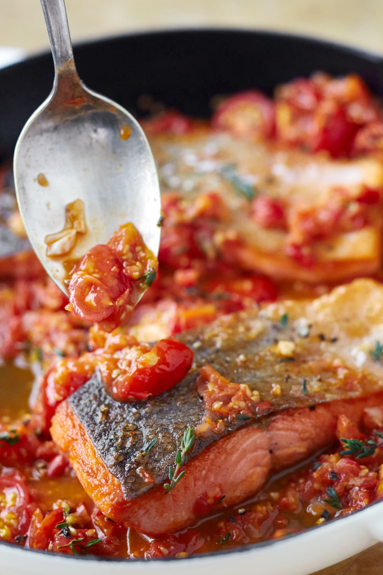 Recipe Saucy Skillet Salmon Kitchn